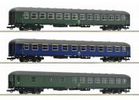 Set de 3 vagoane de calatori  D377 Hispania Express DB - H0 Roco 6200051